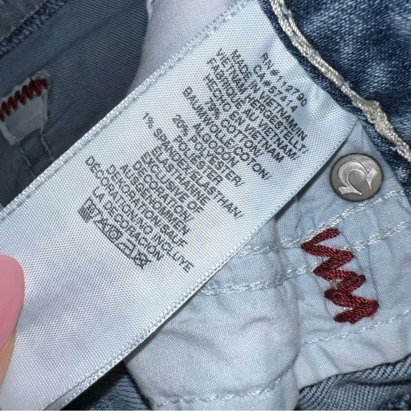 True Religion Jeans Women Size 30 Jennie Curvy Mid Rise Skinny Blue 28” CLO - Picture 10 of 10